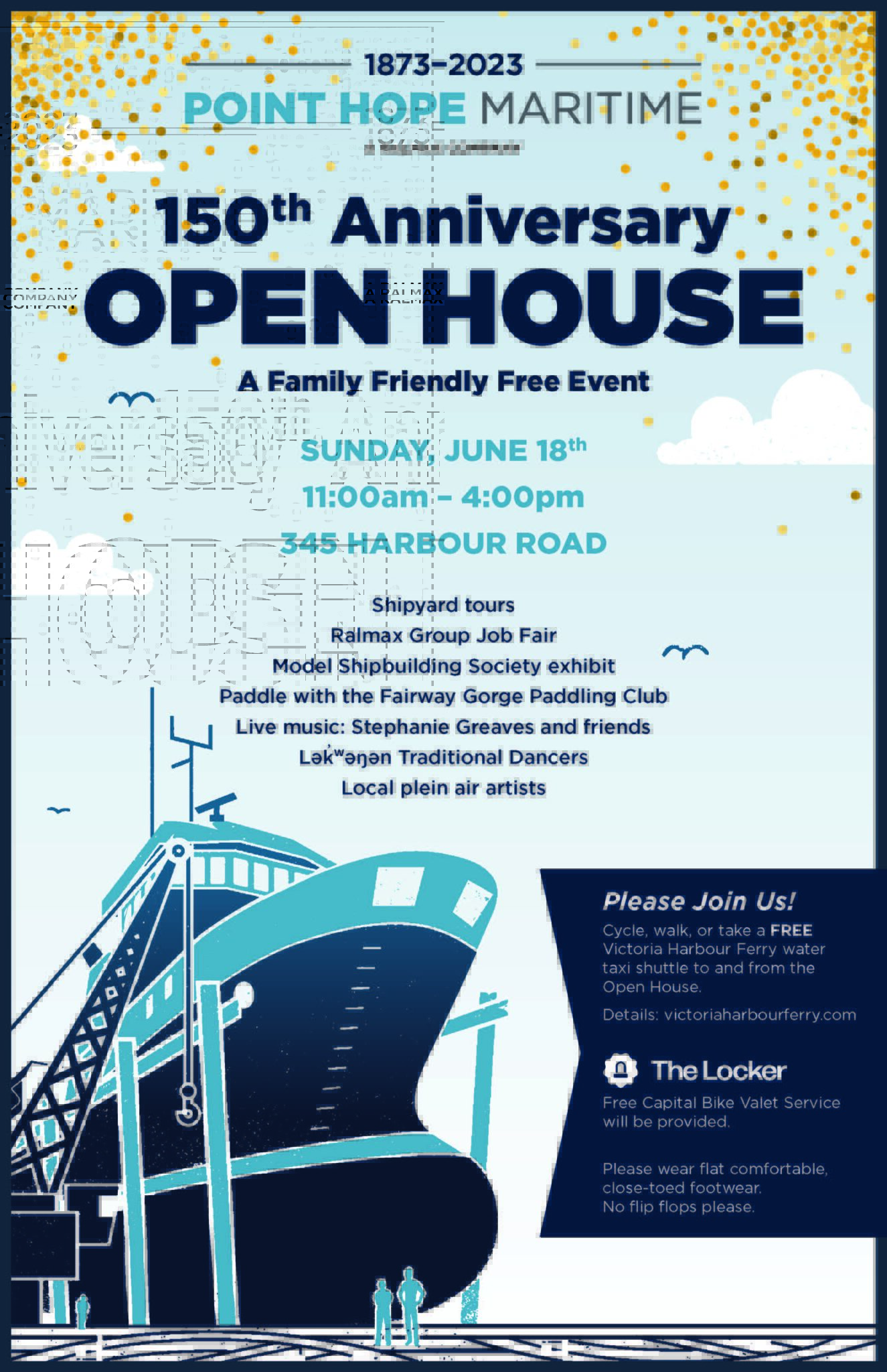Point Hope Maritime 150th Anniversary Open House June 18, 2023 Ralmax Group of Companies